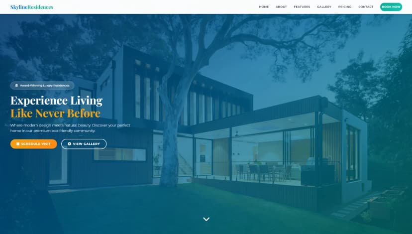 Landing page Bất động sản