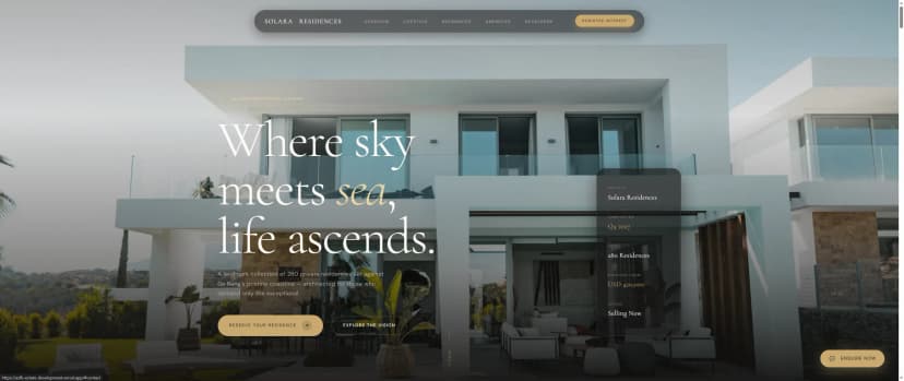 Landing page Dự án BĐS